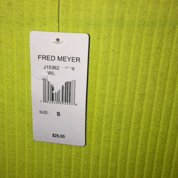 Neon Button Up Long Sleeved Crop Top - Picture 6 of 6